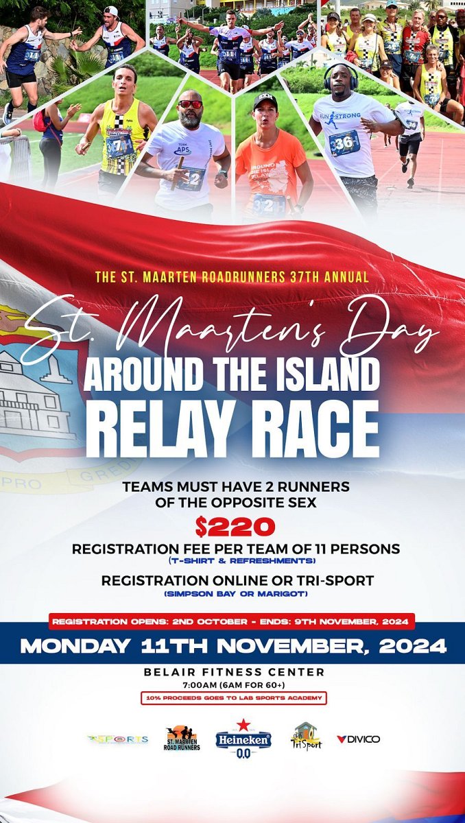 The 2024 St. Maarten's Day Relay Race